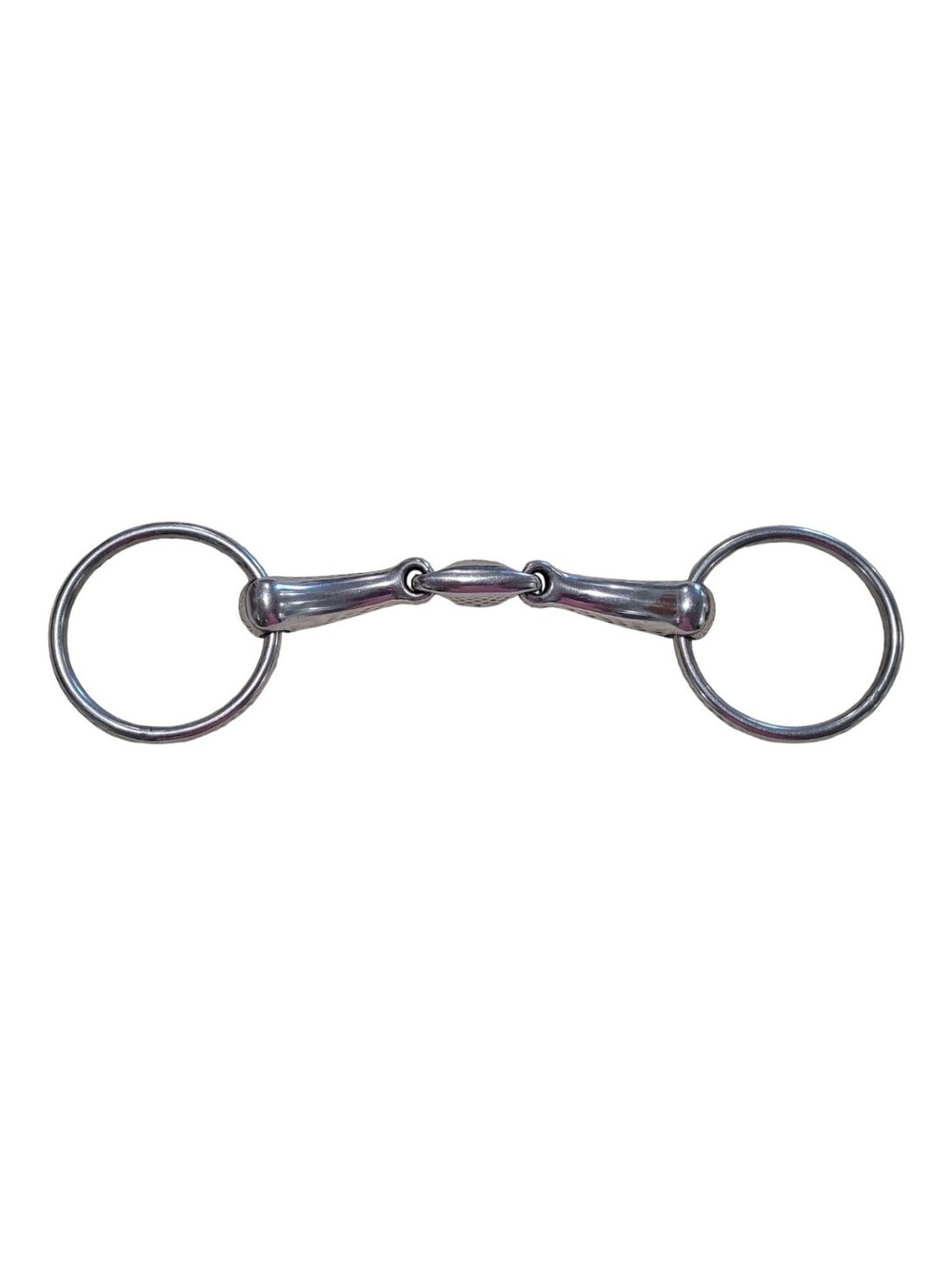 Korsteel Stainless Steel Oval Link Loose Ring Snaffle Horse Bit, 5.5 In, EUC